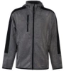 Murray Golf Soft Shell Junior Hoodie - Grey Marl / Black