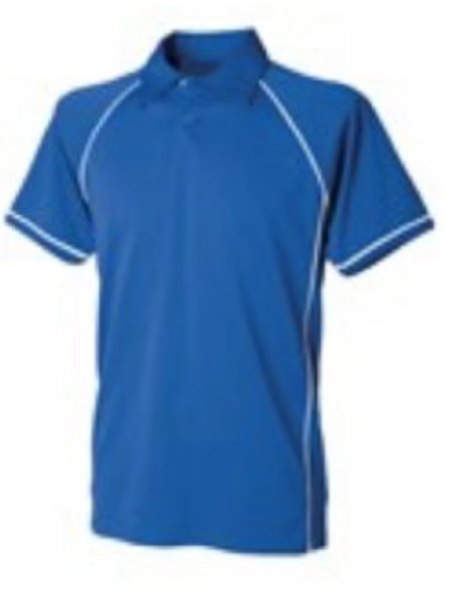 Murray Golf Piped Junior Polo Shirt - Marine / White