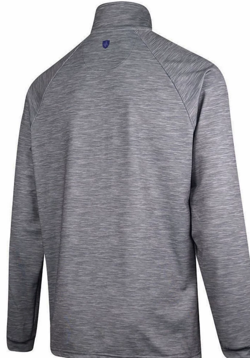 Island Green Igjtl 2119 1/4 Zip Raglan Sleeve Top Layer - Light Grey - Image 2