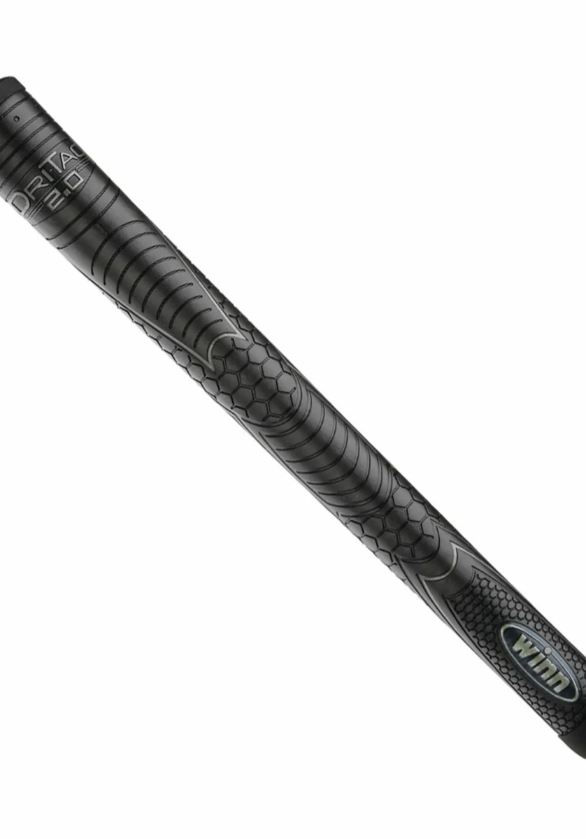 Winn Dri-Tac 2.0 Oversize + 1/8 Inch Grip 56Gms - Jet Black