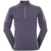 Adidas Golf Adidas 3 Stripes 1/4 Zip Sweatshirt - Purple