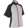 ProQuip Tara Ladies Wind Top - Silver/Black (Small)